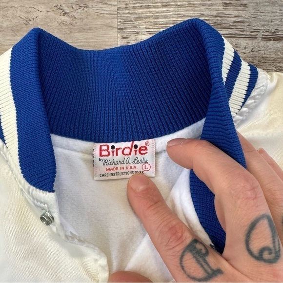 Vintage Made in USA coach varsity dazzle snap button jacket vernal Utah men’s L - Picture 5 of 5